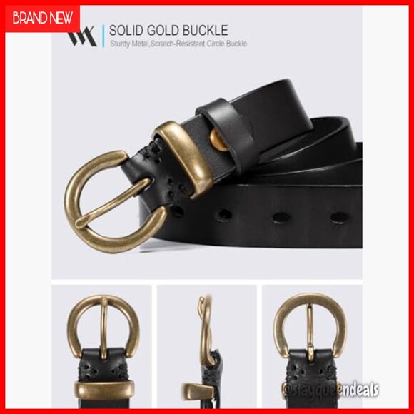 Full Grain Leather Belt for Women, 1.1\